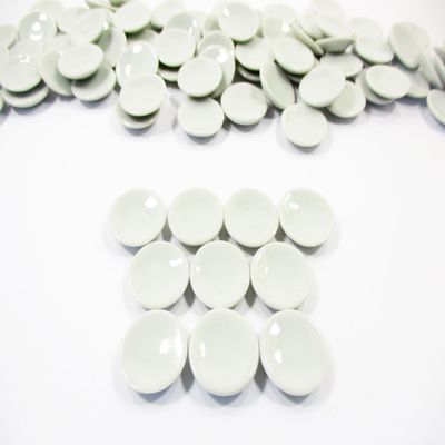 10x15mm Mini White Round Plate Dish Saucer Dollhouse Miniature Ceramic 10834