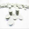 10x15mm Mini White Round Plate Dish Saucer Dollhouse Miniature Ceramic 10834 view 4