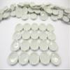 10x20mm White Scallop Plate Dish Dollhouse Miniature Ceramic Kitchenware 10835 view 2