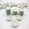10x18mm Mini White Scallop Plate Dish Dollhouse Miniature Kitchen Ceramic 10836 view 4