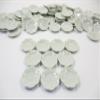 10x22mm Mini White Scallop Plate Dollhouse Miniature Kitchenware Ceramic 10837 view 1