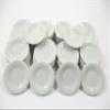 10x35mm White Round Plates Dish Dollhouse Miniature Ceramic Kitchenware 10841 view 2