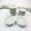 10x35mm White Round Plate Dish Ceramic Kitchenware Accessory Dollhouse Miniature 10845 view 4