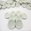 10x30mm White Round Plate Dish Ceramic Kitchenware Dollhouse Miniature 10850 view 1