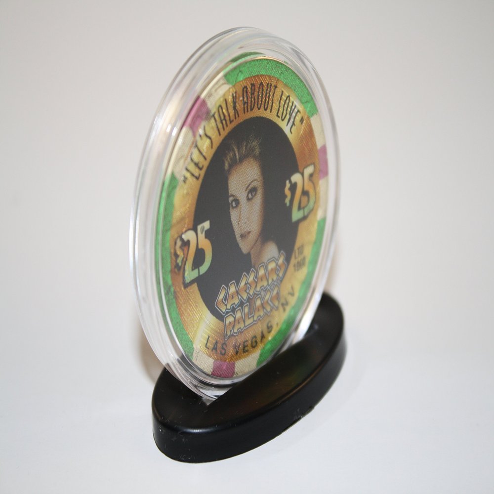 Merrick Mint 25 Display Stands for Casino CHIP or Poker Chips Capsules - Las Vegas