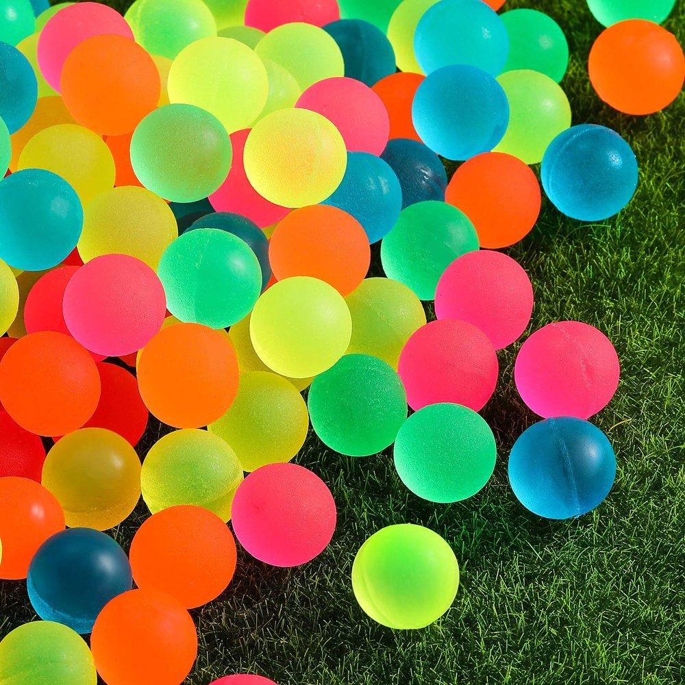 120 Pieces Bouncy Balls - Colorful Bouncing Balls Bulk Party Bag Filler, 0.88 Inches in Diameter for Party Favors, Bag Stuffers, Fun, Gift, Prize