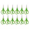 Scotch 5" Soft Touch Pointed Tip Kids Scissors, 12 Count Teachers Pack, Green, All-Purpose Scissors for School and Crafts (1442P-12) view 3