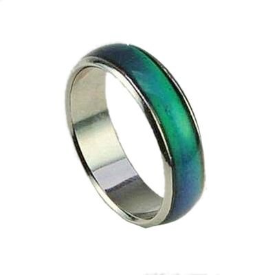 blinkee Size 10 Seventies Mood Rings with 1 Free E Mood Ring | Rainbow | Understand and Express your Feelings