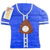 17" Tall Blue Baseball Jersey Pinata Baseball Birthday Party Supplies Decorations view 1