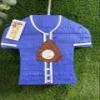 17" Tall Blue Baseball Jersey Pinata Baseball Birthday Party Supplies Decorations view 2