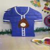 17" Tall Blue Baseball Jersey Pinata Baseball Birthday Party Supplies Decorations view 3
