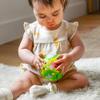 HABA Soft Baby Ball with Farm Animals for Tummy Time & Sensory Play - 4.5" Infant Play Ball Ideal for Crawling, for Babies 6 Months & Up view 2