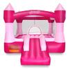 Cloud 9 Princess Bounce House, Pink Castle Inflatable Bouncer for Kids Without Blower, Includes Stakes and Repair Patches view 3