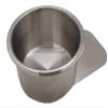 1 Oversize Stainless Steel Slide Under Poker Drink Holder Holds Soda Can, Beer Bottle or Other Size containers Too view 1