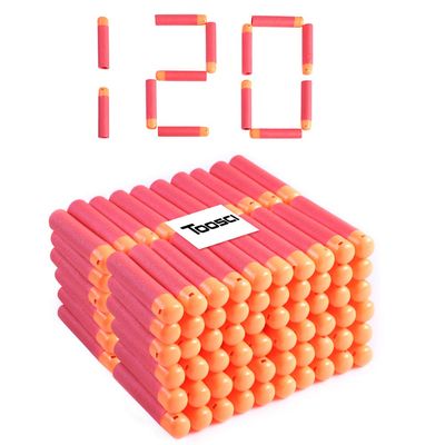 120 PCS Mega Dart Refill Pack 9.5cm Red Premium Refill Bullets for N-Strike Mega Series Blasters