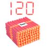 120 PCS Mega Dart Refill Pack 9.5cm Red Premium Refill Bullets for N-Strike Mega Series Blasters view 1