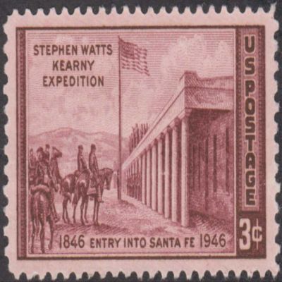 US Stephen Watts Kearny Expedition 3 Entry Into Santa Fe Postage Stamp