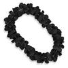FlashingBlinkyLights Set of 12 Non-Light-Up Black Hawaiian Leis Flower Necklaces view 1