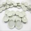 10x30mm Mini White Scallop Plate Dish Dollhouse Miniature Ceramic Supply 10844 view 3