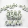 10 x10 mm. Mini White Round Bowl Dollhouse Miniatures Ceramic Supply - 10877 view 2