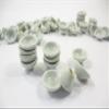 10 x15 mm. White Round Bowls Dollhouse Miniatures Ceramic Supply Food - 10879 view 4