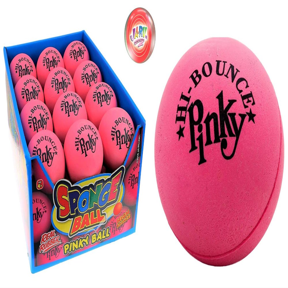JA-RU Hi-Bounce Pink Bouncy Ball (24 Units) Rubber Bouncy Balls for Kids. Sports & Outdoor Play Toys. Pinky Ball Massage Therapy Stress Relief Toy. Bulk Party Favors. 976-24p
