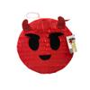 APINATA4U Devil Emoji Pinata, Red and Black Devil Face Pinata, Spooky Themed Halloween Birthday Decorations, Kids Halloween Favor, Emoji Party Supplies, Gift for Kids, 20 X 16 X 4 Inches view 1