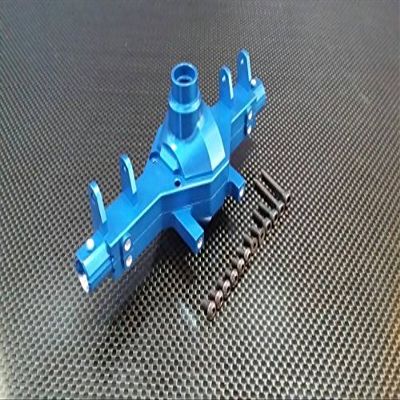 Axial SCX10 Upgrade Parts Aluminum Front/Rear Gear Box - 1 Set Blue