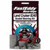 FastEddy Bearings Compatible with Tamiya Toyota Land Cruiser BJ40 Black (XC/CC-01) Sealed Bearing Kit view 1