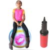 WALIKI Hopper Ball for Teens | 22-Inch Jumping Sit and Bounce Ball | Hop Ball for Outdoor Fun & Tie Dye view 1