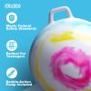 WALIKI Hopper Ball for Teens | 22-Inch Jumping Sit and Bounce Ball | Hop Ball for Outdoor Fun & Tie Dye view 3
