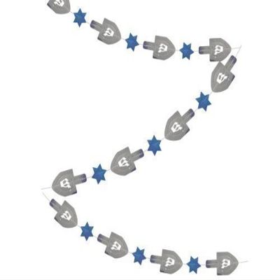 Dreidel string decoration, pack of 12, Case of 144