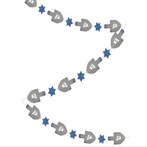 Dreidel string decoration, pack of 12, Case of 144