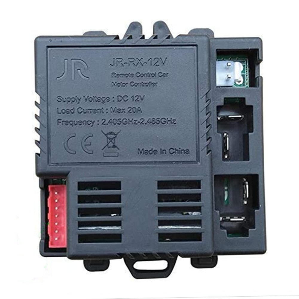 jiaruixin B Socket JR-RX-12V Receiver Match 2.4G Bluetooth Remote Control Accessories , Control Box Motherboard Kids Ride On Car Replacement Parts