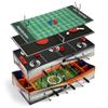 Hathaway Revolver 4 in 1 Multi Game Tabletop - 40-in Tabletop Games Set with Ping Pong, Glide Hockey, Finger Football, and Foosball Table for Family - Multi Game Table with Full Accessories view 1