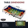 Hathaway Revolver 4 in 1 Multi Game Tabletop - 40-in Tabletop Games Set with Ping Pong, Glide Hockey, Finger Football, and Foosball Table for Family - Multi Game Table with Full Accessories view 2
