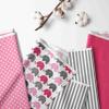 Bacati - Elephants Pink/Grey Neck Roll view 2