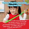 IMPRESA Monkey Noodles Fidget Toys for Focus & Calm - Multicolor, 12 x 3 x 0.75 in - 5 Pack Sensory Stretchy String Fidgets for Kids & Toddlers 3+ view 2