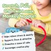 IMPRESA Monkey Noodles Fidget Toys for Focus & Calm - Multicolor, 12 x 3 x 0.75 in - 5 Pack Sensory Stretchy String Fidgets for Kids & Toddlers 3+ view 3