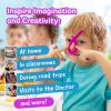 IMPRESA Monkey Noodles Fidget Toys for Focus & Calm - Multicolor, 12 x 3 x 0.75 in - 5 Pack Sensory Stretchy String Fidgets for Kids & Toddlers 3+ view 4