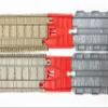 TrainLab Adapters Compatible with Take-n-Play to 2009 Brown Trackmaster Train Tracks (Red) view 3