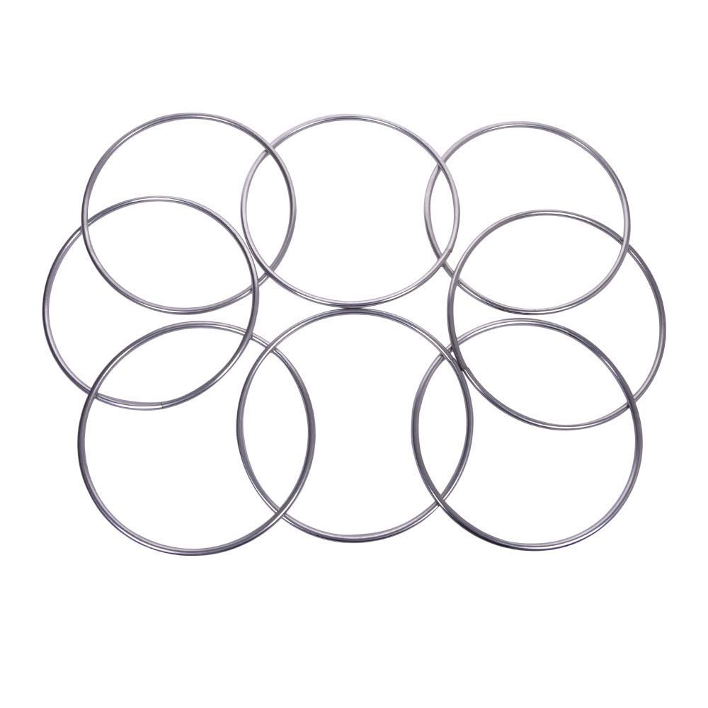 Enjoyer Magnetic Linking Ring 8 Rings Set Magic Tricks Stage Illusions Magic Gimmick Professional Magician Props Fun Toys,Dia 30CM