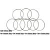 Enjoyer Magnetic Linking Ring 8 Rings Set Magic Tricks Stage Illusions Magic Gimmick Professional Magician Props Fun Toys,Dia 30CM view 2