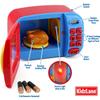 Kidzlane Toy Microwave | Play Kitchen Oven for Kids and Toddlers | Pretend Cooking Playset Accessories for Girls and Boys view 3