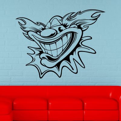 Wall Stickers Vinyl Decal Circus Clown Positive Decor for Kids Room (ig1873)
