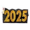 APINATA4U 2025 Farewell & 2026 Happy New Year Pinata, Handmade Black and Gold Glitter Design, Happy End of Year Party Celebration, Countdown and Graduation Pinata, New Year Theme Party Decoration view 1