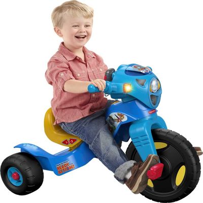Fisher-Price Toddler Tricycle Nickelodeon PAW Patrol Lights & Sounds Trike, Toy Bike with Handlebar Grips & Storage for Outdoor Play Kids Ages 2+ Years