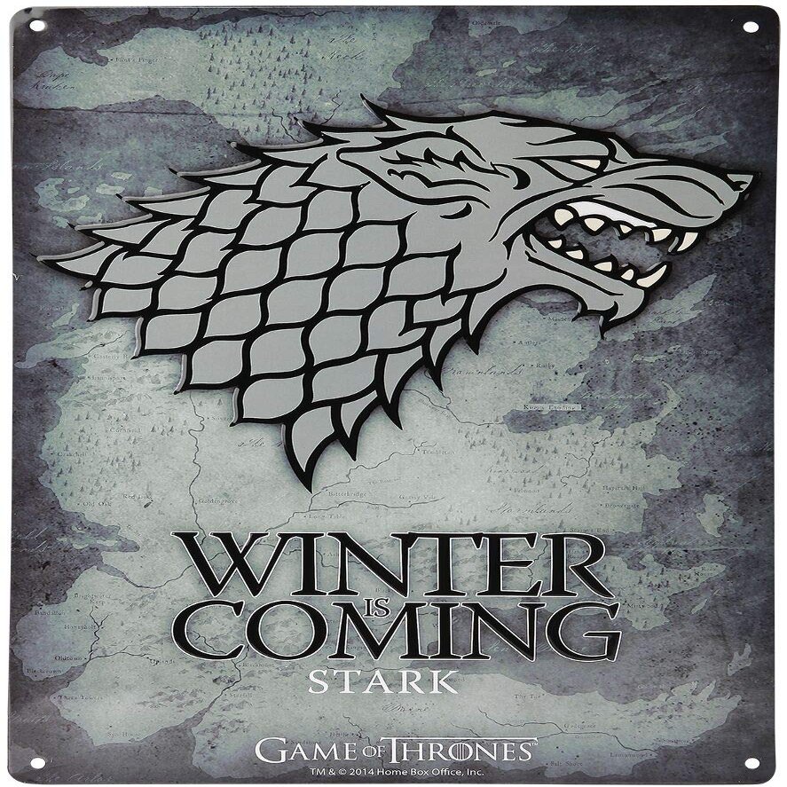 ABYstyle - Game of Thrones - Metal Plate Stark (28x38)