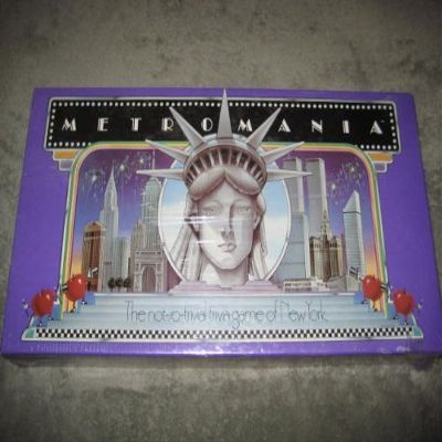 1985 Metromania First Edition New York Trivia Board Game by Metromania