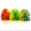 IMPRESA Monkey Stringy Balls - Pack of 3 - 3 in Stress Ball - Hypoallergenic Silicone Latex-Free Spheres - Multicolor Fidget Toy with Strings view 1